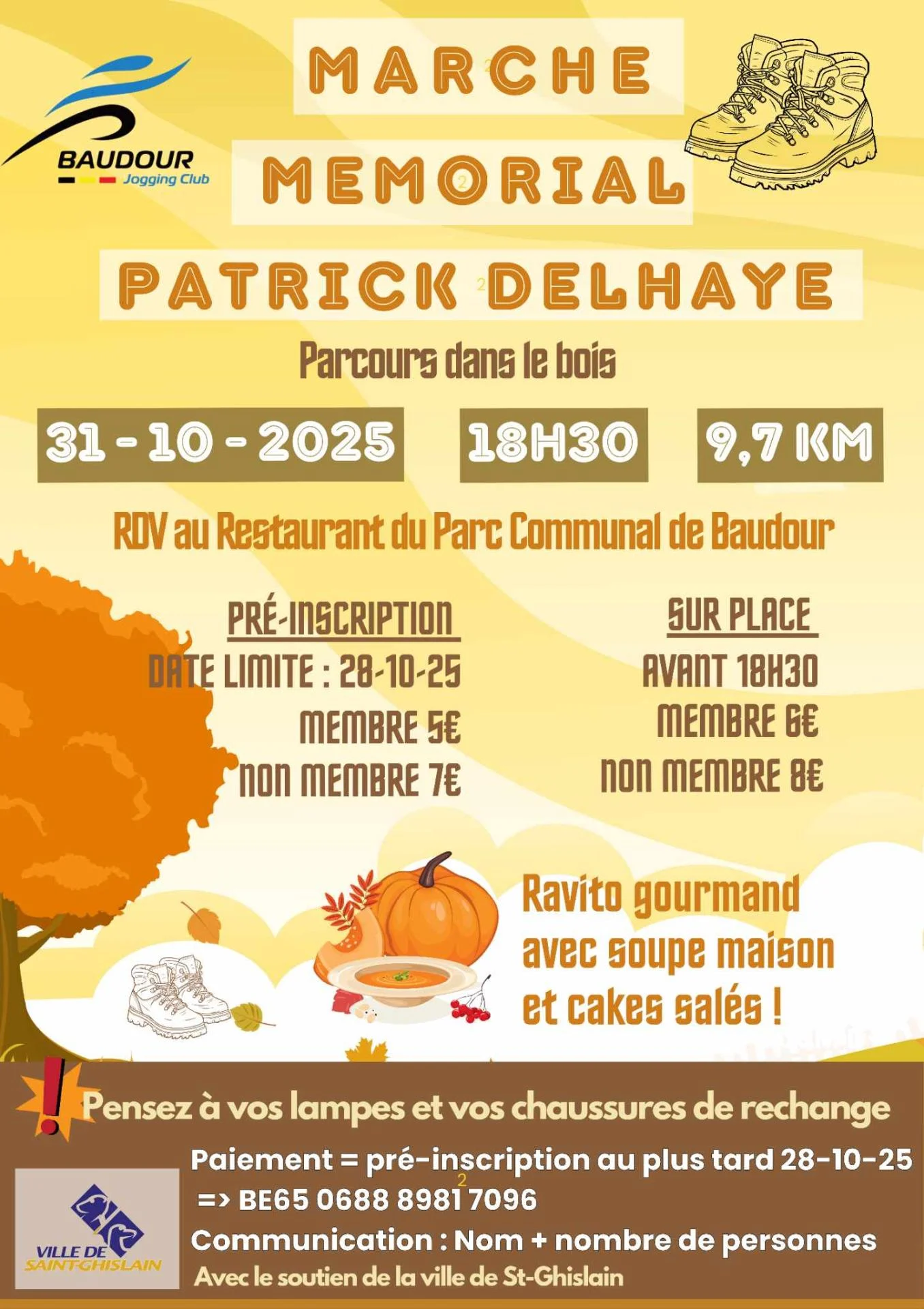 Marche nocturne 31 10 2025